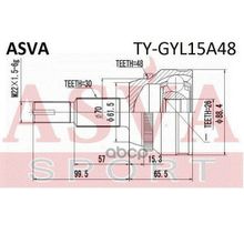 Шрус Внешний Toyota  Lexus  Rx350 Gyl15 2008< 26*62*30 Мм ASVA арт. TYGYL15A48