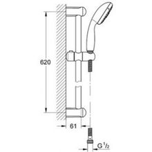 Душевой гарнитур Grohe Tempesta New (27645000)