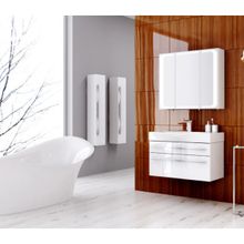 Aqwella Мебель для ванной Милан 100 подвесная, с ящиками