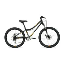 Подростковый горный (MTB) велосипед Titan 24 2.2 Disc черный оранжевый 12" рама (2021)