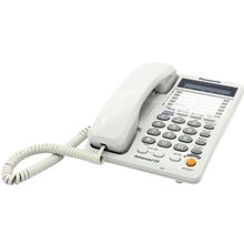 Panasonic KX-TS2368RUW   White   телефон  (2  линии,  спикерфон, дисплей)