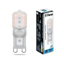 Feron Лампа светодиодная Feron G9 5W 6400K Прямосторонняя Матовая LB-430 25638 ID - 235081