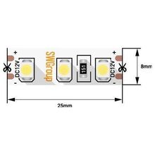 SWG Светодиодная лента SWG 9,6W m 120LED m 3528SMD теплый белый 5M 007258 ID - 483872