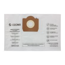 M-11 Мешки-пылесборники Ozone синтетические для пылесоса, 3 шт + микрофильтр