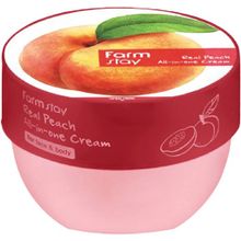 Farmstay Real Peach All in One Cream for Face & Body 300 мл