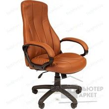 Офисное кресло РК 190 Обивка: экокожа Терра, цвет - коричневый
