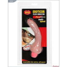 Eroticon Гнущийся вибратор-реалистик - 18,8 см.