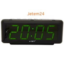 VST762-2 часы 220В зел.цифры-30+USB кабель
