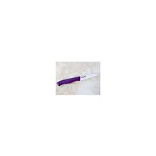нож кухонный фрутоножик керамический Samura (фиолетовая ручка) Eco-Ceramic SC-0011V