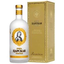 Водка Ладога Царская золотая, 0.700 л., 40.0%, BOX, 9