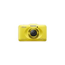 Nikon coolpix s31 10mpix +рюкзак желтый 3x 2.7" 720p 26mb sdhc en-el12 защищенная