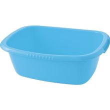 Таз пластмассовый прямоугольный 24 л, голубой Elfe light