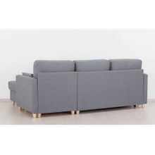 Нижегородмебель Дилан диван-кровать угловой ТД 423 Сага дарк грей