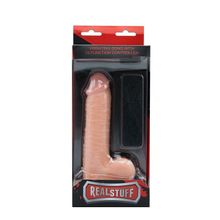 Телесный вибратор-реалистик на присоске REALSTUFF 6.5INCH DONG - 17 см. телесный