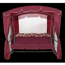 Садовые качели РАНДЕВУ ЛЮКС (бордо)