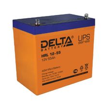 Аккумулятор Delta HRL 12-55 (12V, 55Ah) для UPS