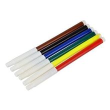 Суперлига Фломастеры, 6 цветов, с белым колпачком, в ПВХ упаковке 6 цветов