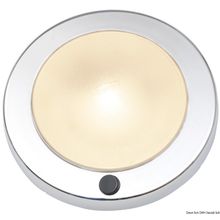 Osculati Saturn recesless ceiling light white ABS, 13.833.01
