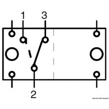 Osculati Interruttore ON-ON 2 lampadine 12 V, 14.192.07