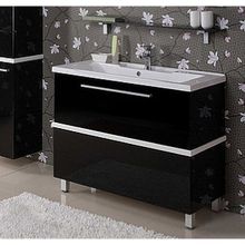 Тумба Акватон Турин 100 с белой панелью