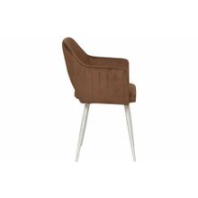 Олмеко Стул Берта белый тенерифе шоколад