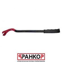 Лом-гвоздодер с резиновой ручкой круглый, L400мм, D 17мм   25290