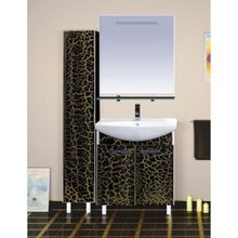 Misty Пенал для ванной Джулия 35 L черный краколет