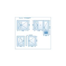 Окна 2-комнатная квартира Серия П-44 Т ТИП1 Стоимость Стандарт