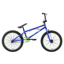 20" STARK Madness BMX 2 2018 (1ск, сталь, U-brake)(синий зеленый голубой)