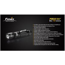 FENIX Фонарь Fenix Flashlights PD32 (315лм)