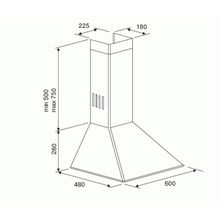 Каминная вытяжка Kuppersberg Onda 60 JB 4PB