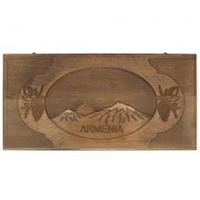 Нарды резные "Рассвет в Армении"