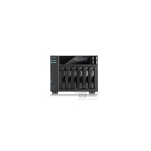 Asustor AS-606T , 6 Bay, I.A. 2,13ГГц, 1GB*DDR3 SATAIII LCD GbEx2 USB 3.0+2.0 HDMI x1, без HDD