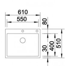 Blanco Claron 550-IF A