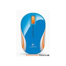 Мышь (910-002738) Logitech Wireless Mini Mouse M187, Blue