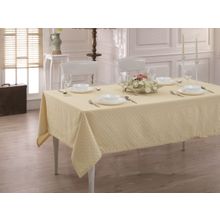 Скатерть жаккард "KARNA" cоттон LINEN 160х270 см