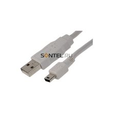 Кабель USB 2.0 AM Mini B 5pin (серый), 3.0 m K-630 K-630