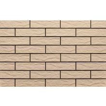 Клинкерная плитка структурная Cerrad Cream 9737 фасадная 6,5х24,5
