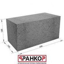 Полнотелый бетонный блок Rosser 390х190х188 мм (СКЦ-1ПЛП)