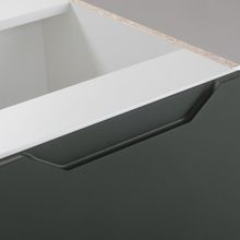 Шкаф напольный 600 Хельга, 600х500х824, Белый Олива софт МДФ