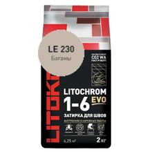 Затирка LITOCHROM 1-6 EVO LE.230 багамы 2 кг