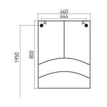 Mixline Мебель для ванной Радуга 52 зеленая