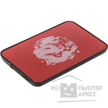 AgeStar 3UB2A8 RED USB 3.0 Внешний корпус 2.5" SATA  3UB2A8 RED USB3.0, сталь+пластик, безвинтовая конструкция, крышка из нержавеющей стали, красный 09682