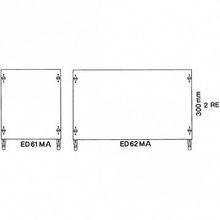 Модуль с монтажной платой 2ряда 2 рейки |  код. ED 62 MA |  ABB