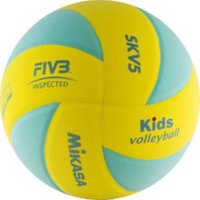 Мяч волейбольный MIKASA  р.5, облегченный вес 160-180 г, FIVB Inspected 8 панелей клееный