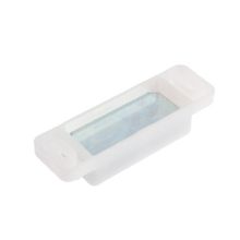 Магнит мебельный ТУНДРА M003P, 72х13 мм, большой, прозрачный, 1 шт.