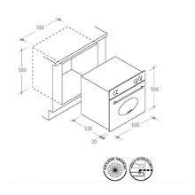 Candy Духовой шкаф Candy FXE 629 VWX