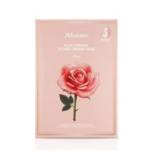 JMsolution Glow Luminous Flower Firming Mask Rose Тканевая маска с экстрактом дамасской розы, 30 мл