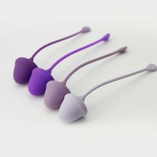 Набор из 4 вагинальных шариков разного веса (102719)