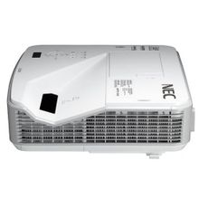 nec projector u321h dlp ultra-short, 1920x1080 full hd, 3200lm, 10000:1, d-sub, hdmi, rca, rj-45, lamp:20000hrs, incl. wall-mount (u321h incl. wm)